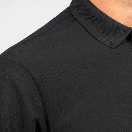 Men's golf short-sleeved polo shirt - WW500 black