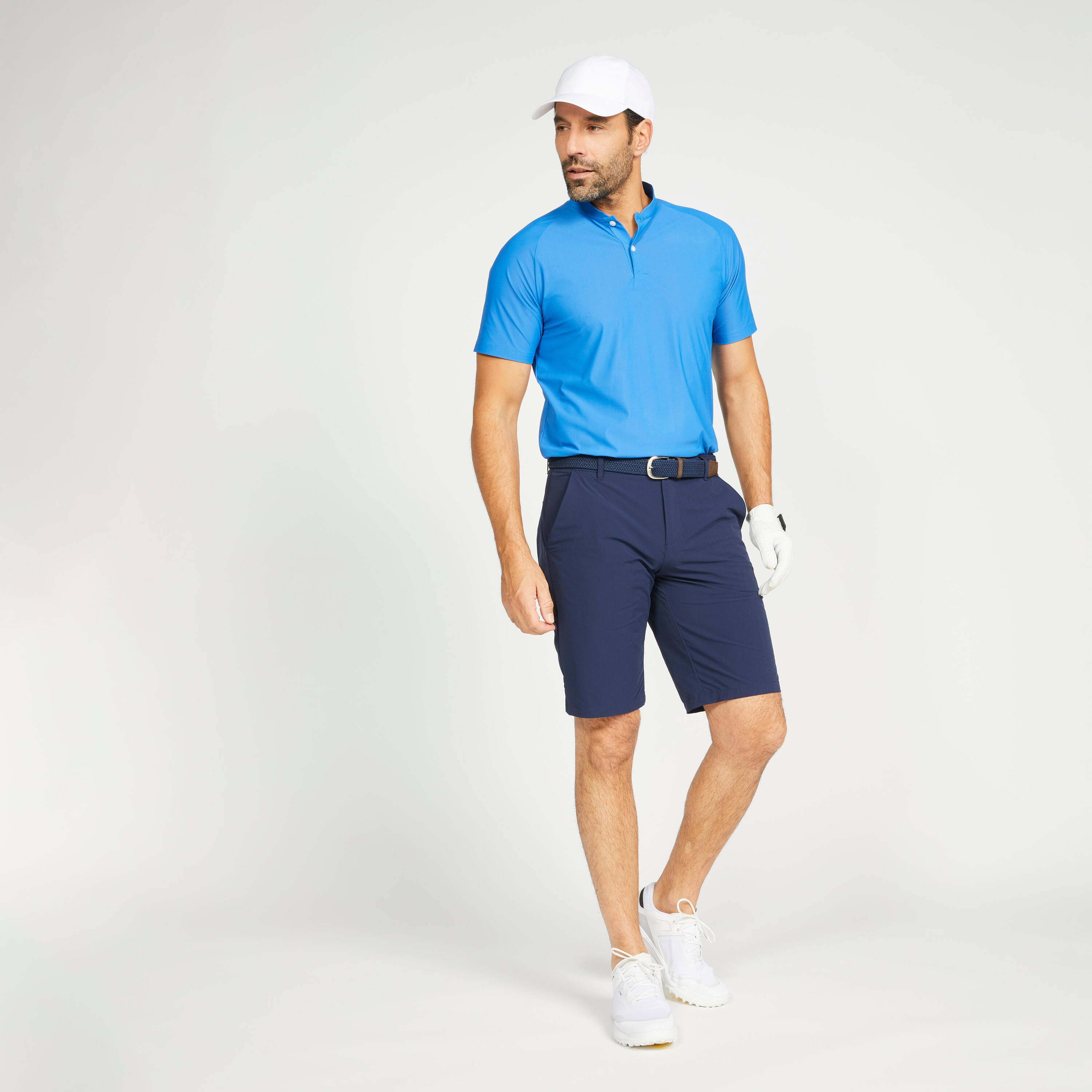 Men Golf Polo T-Shirt 900 Blue -  2
