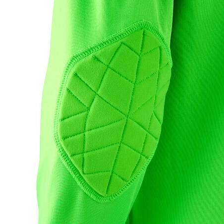 F100 Kids' Football Goalkeeper Shirt - Green