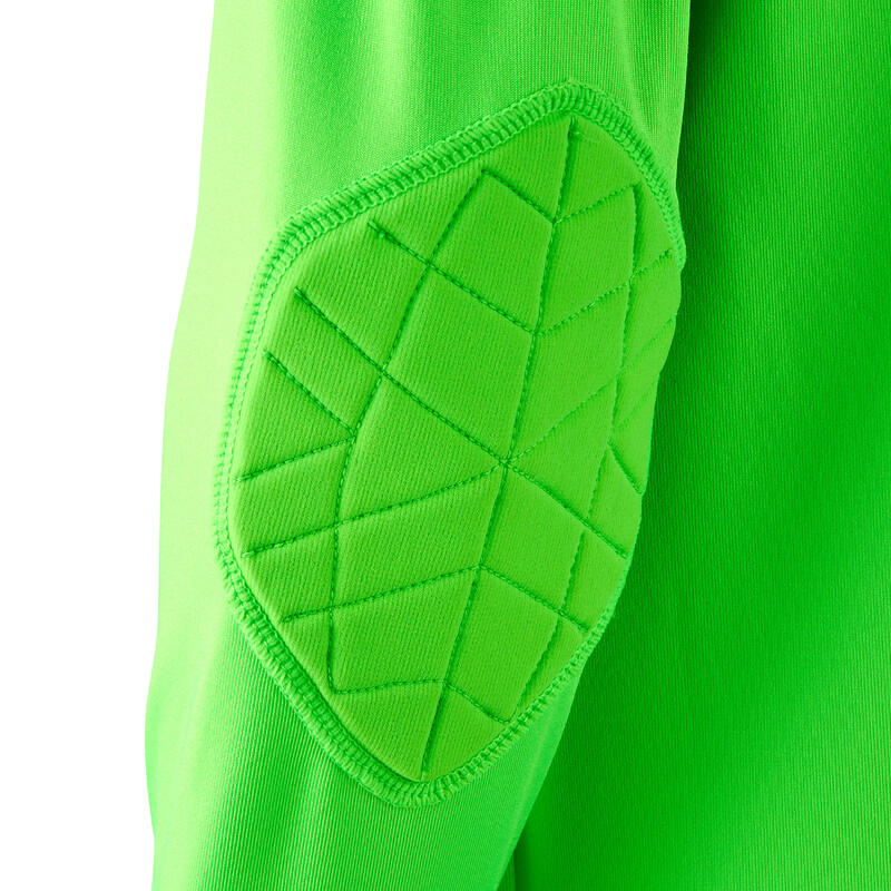 Camisola de Guarda-redes Futebol Criança F100 Verde