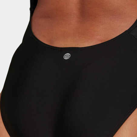 Moteriškas maudymosi kostiumėlis „Adidas Sh3ro New“, juodas ir baltas