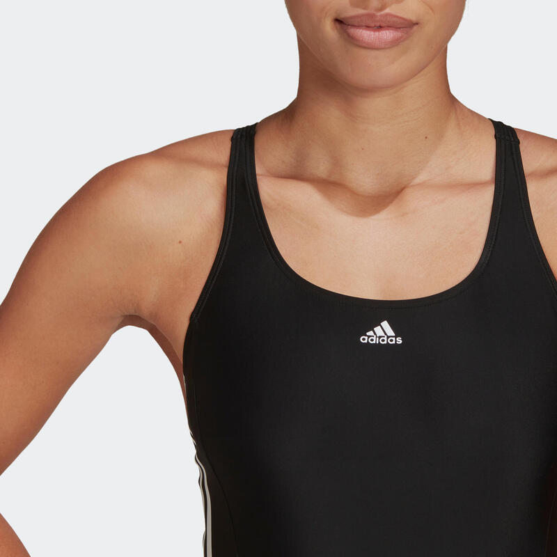 Dámské plavky jednodílné Adidas New černo-bílé