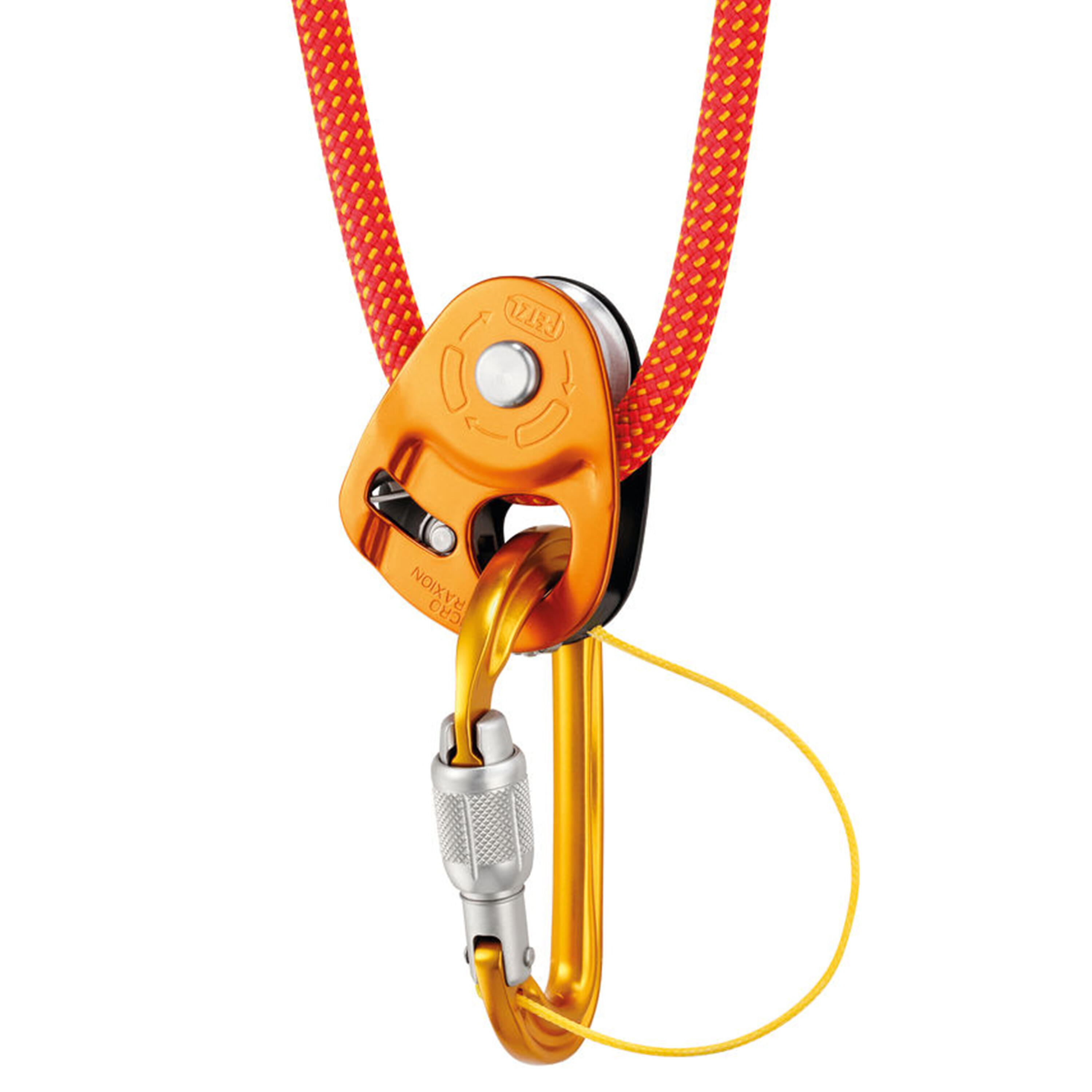Seilrolle mit Rücklaufsperre Petzl Micro Traxion 4/5