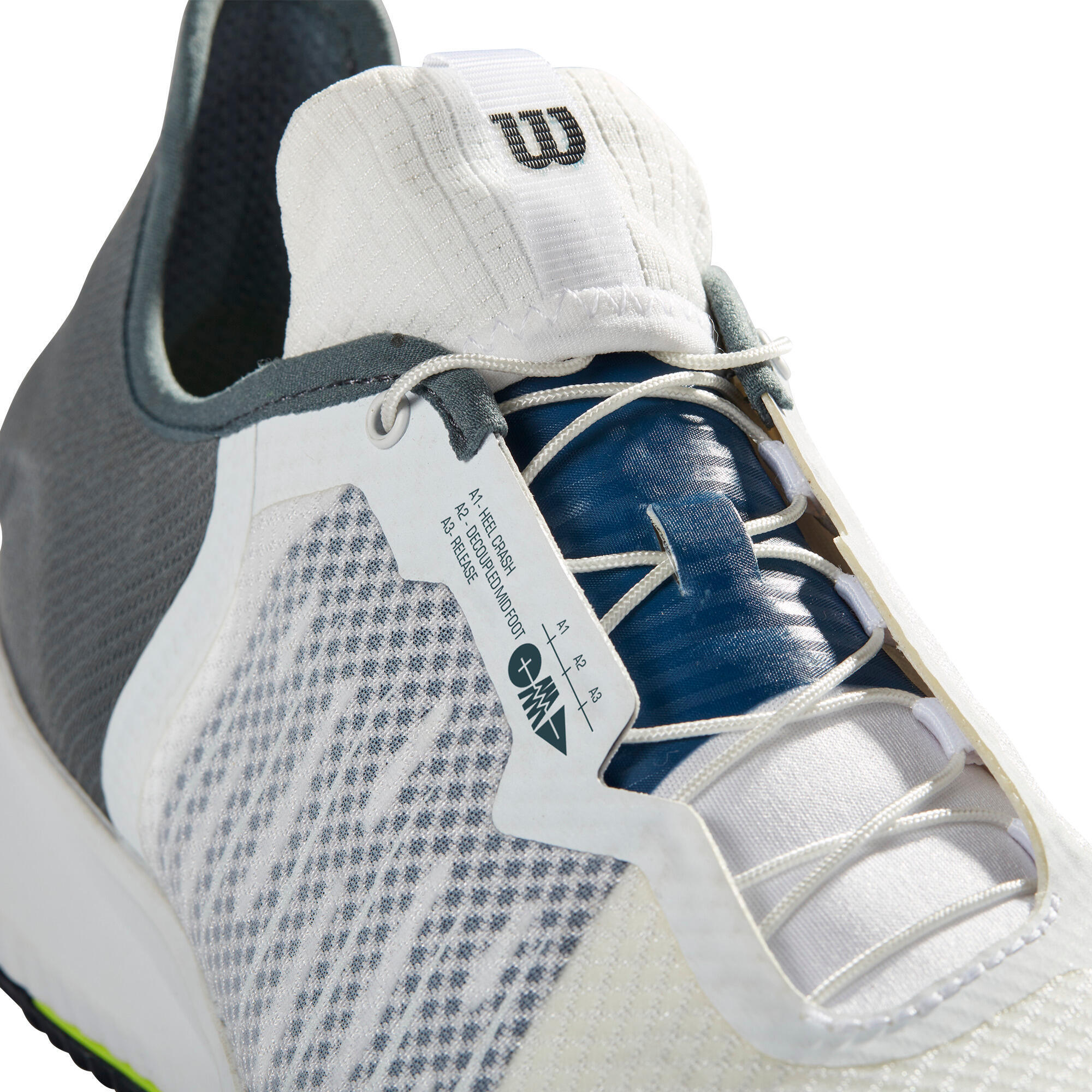 Zapatillas de Tenis Wilson Kaos Rapide Hombre Blanco Multipista 8/8