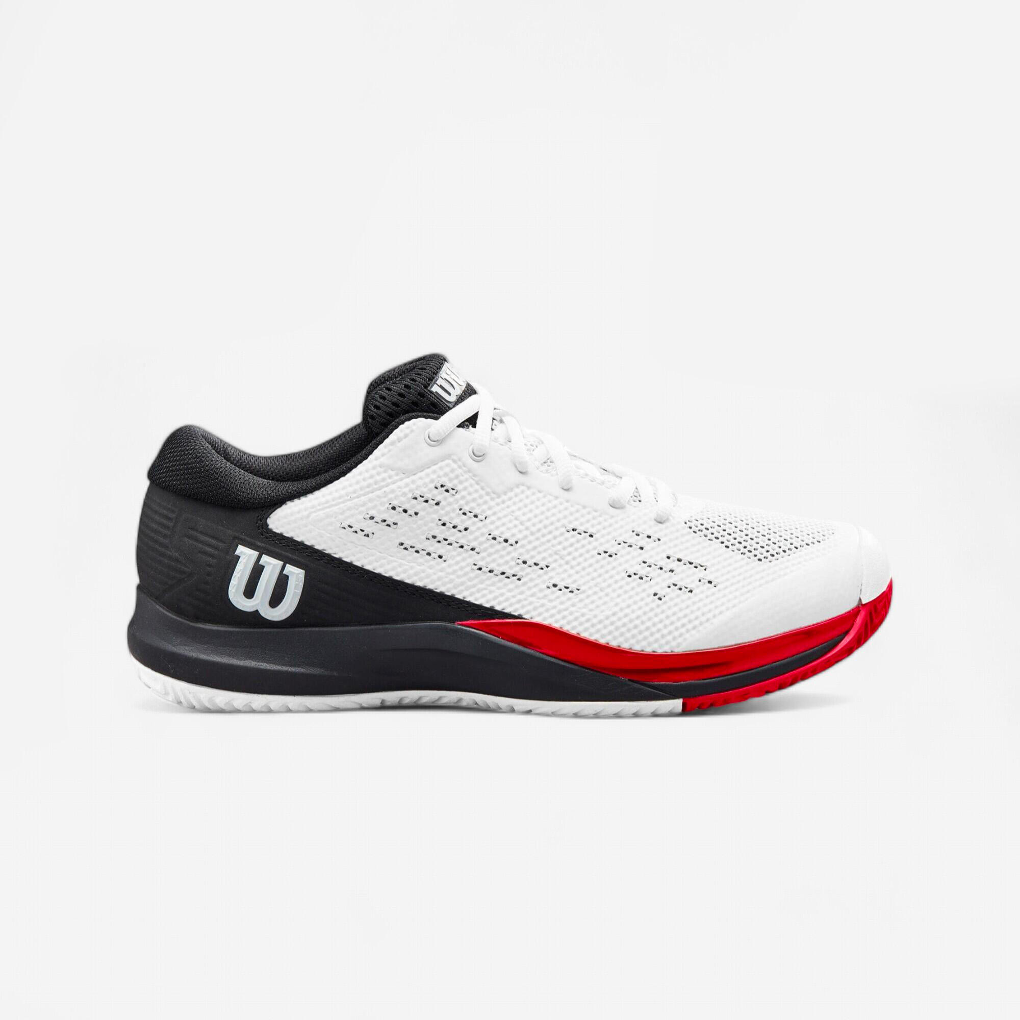 Zapatillas de tenis multiterreno hombre Rush Pro Ace blanco negro