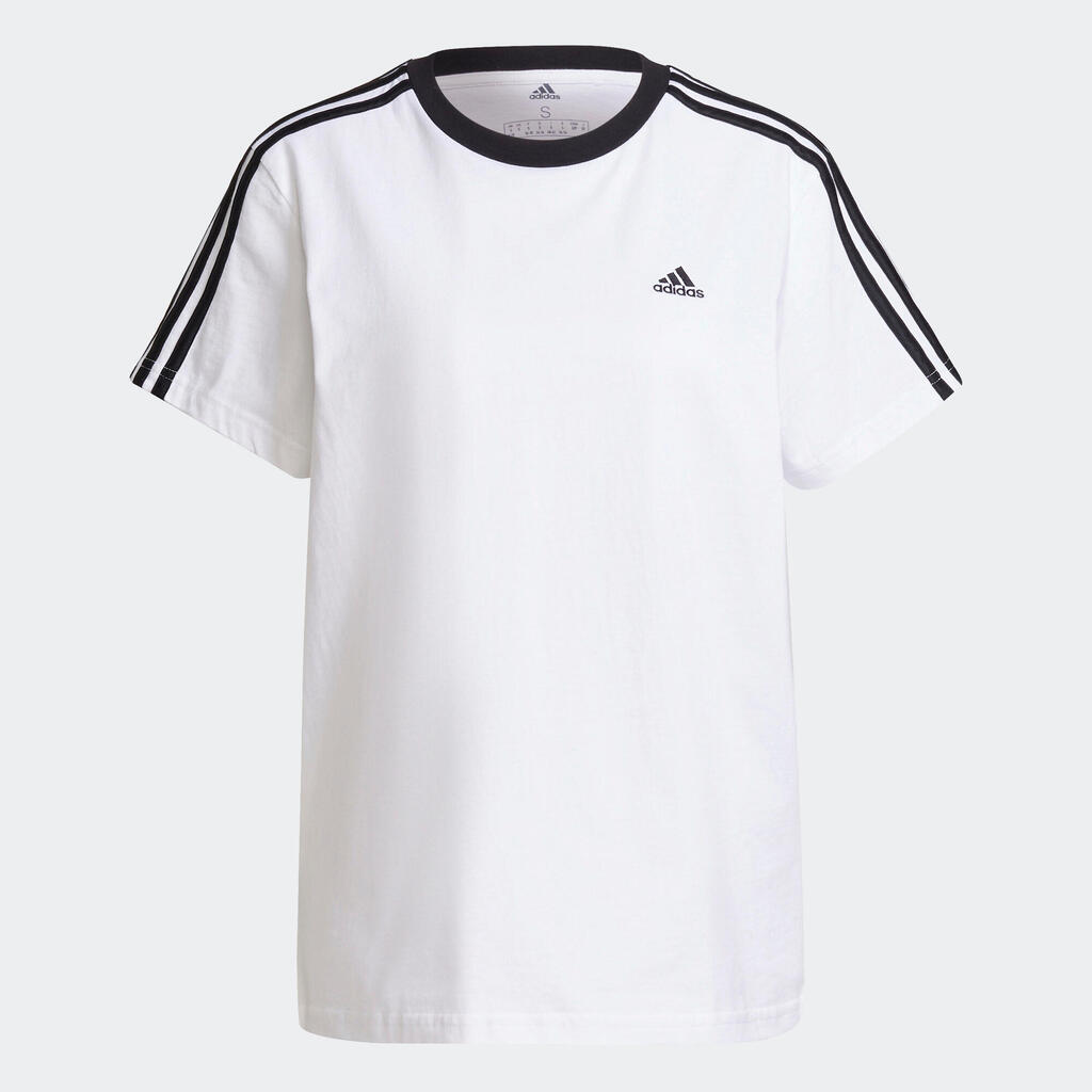 T-Shirt Adidas Essentials Damen weiß/schwarz