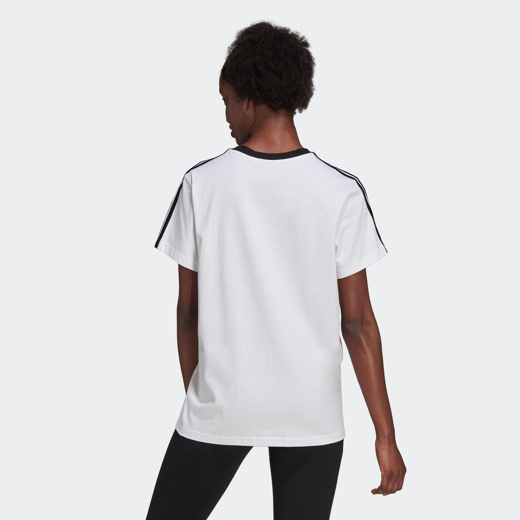 T-Shirt Adidas Essentials Damen weiß/schwarz