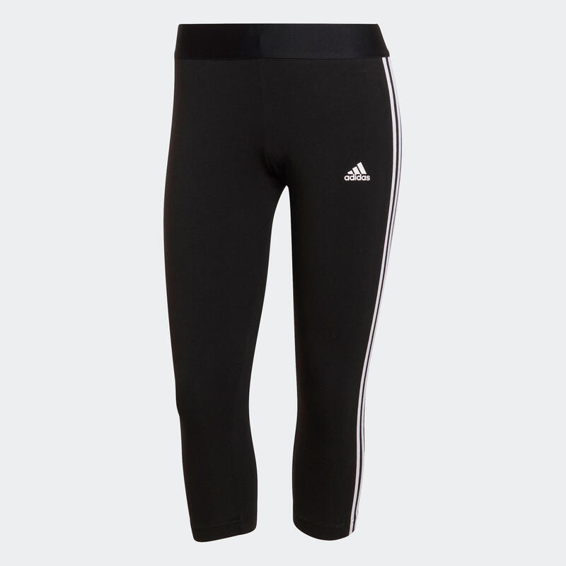 Women's LowImpact Fitness Leggings Black ADIDAS Decathlon