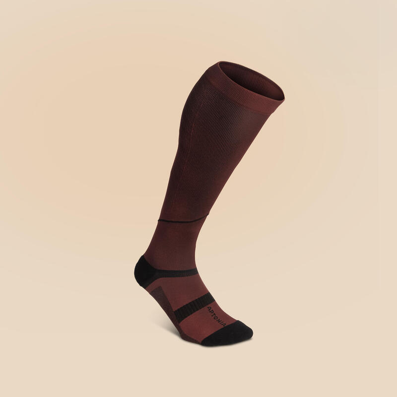 Compression socks burgundy