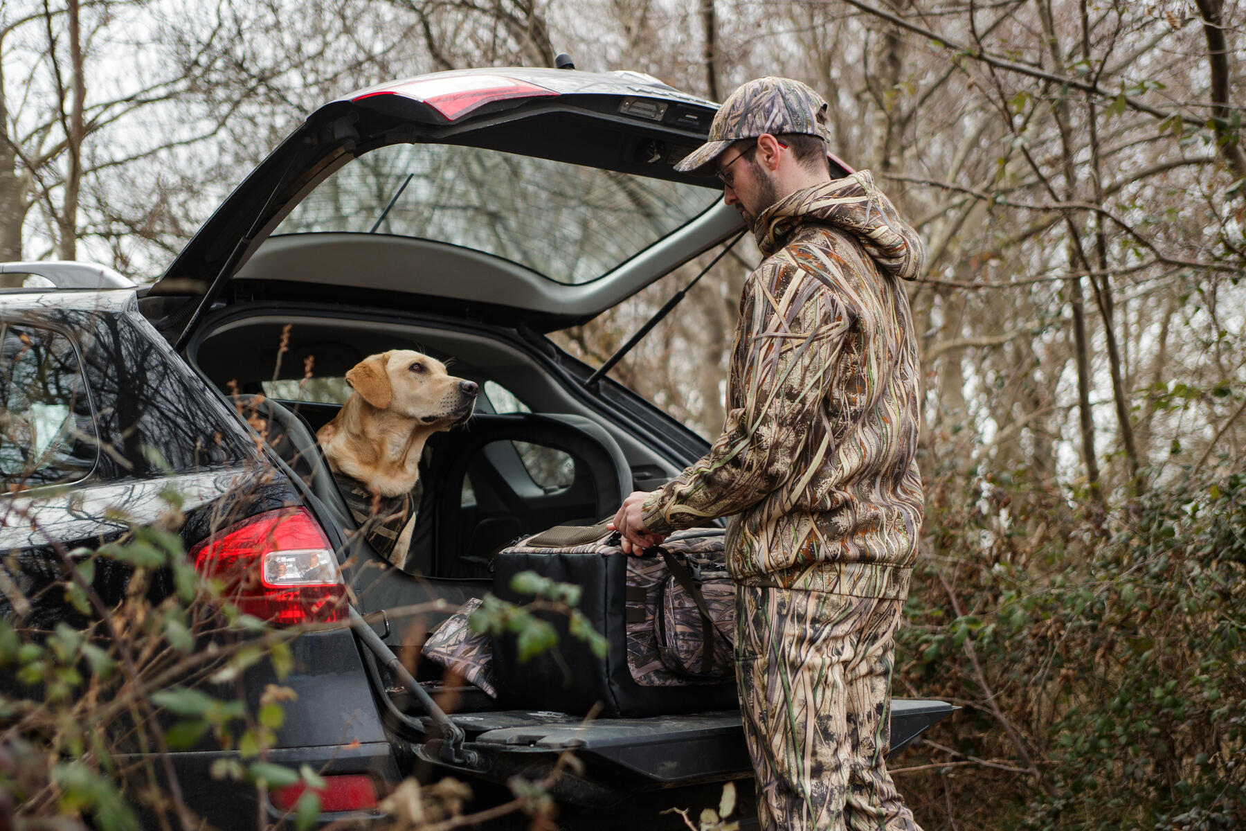sweat à capuche chaud pour la chasse du canard