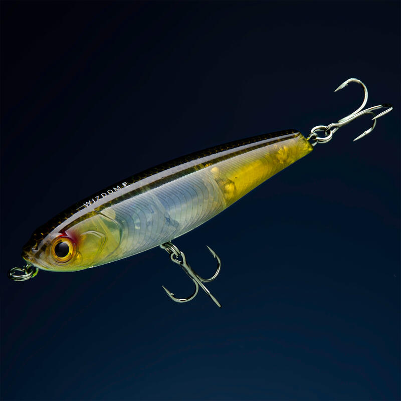 Nălucă stickbait pencil WIZDOM 95 F GHOST Pescuit marin cu năluci