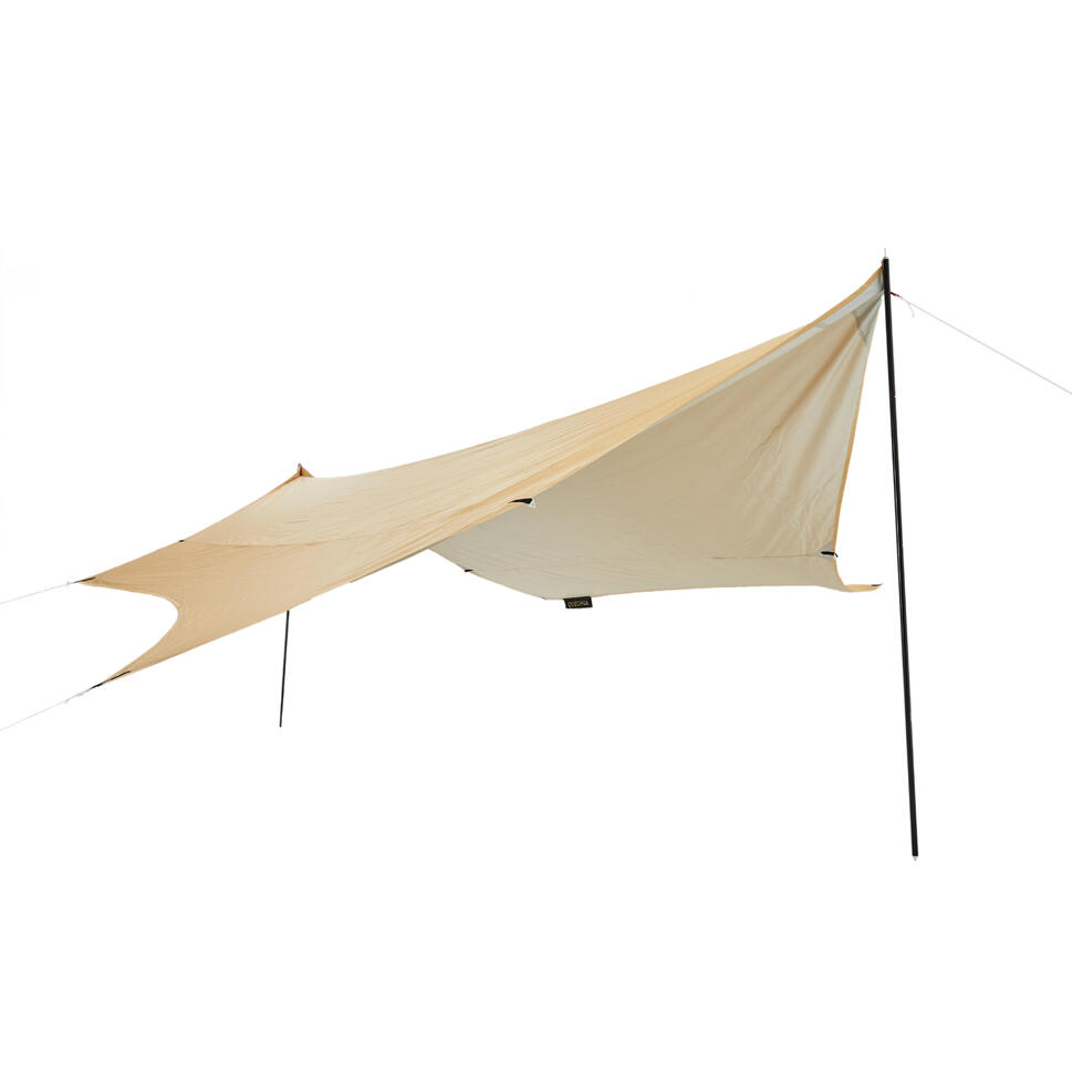 MULTIFUNCTION TARP CAMPING SHELTER FRESH XL HEXAGON CN Decathlon
