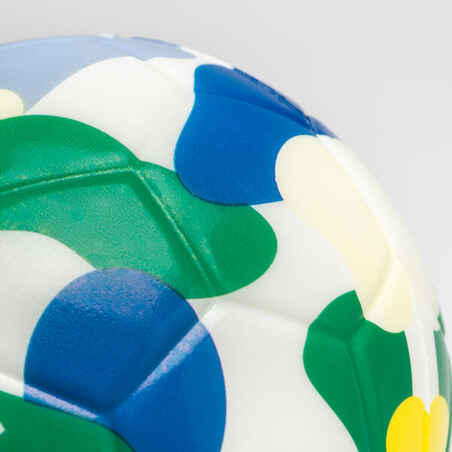 Vaikiškas rankinio kamuolys „H100“, 00 dydžio, mėlynas, geltonas, žalias