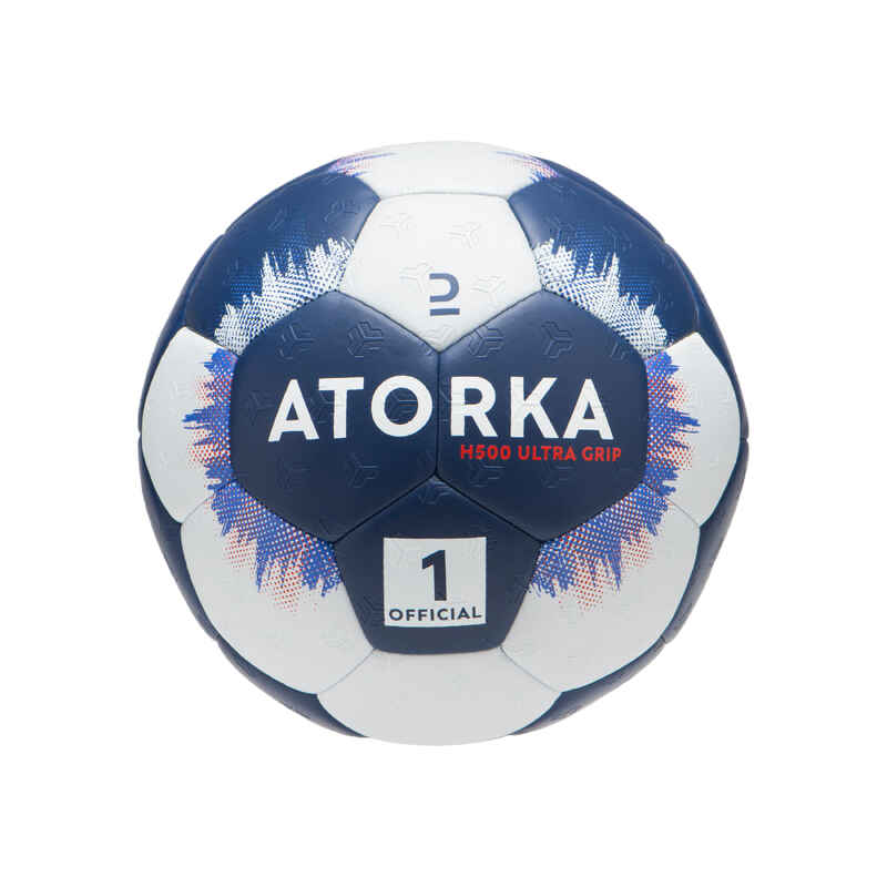 Size 1 Hybrid Handball H500 - Blue/White