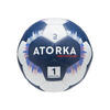 Ballon de handball H500 hybride T1 bleu/blanc