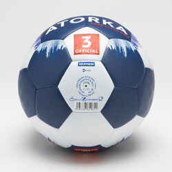 Υβριδική Μπάλα Handball Μέγεθος 3 H500 - Σκούρο Μπλε/Λευκό