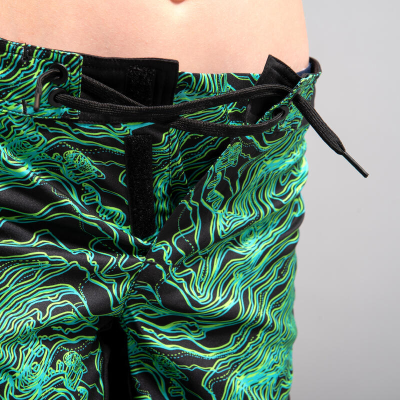 Zwemshort 550 zwart groen