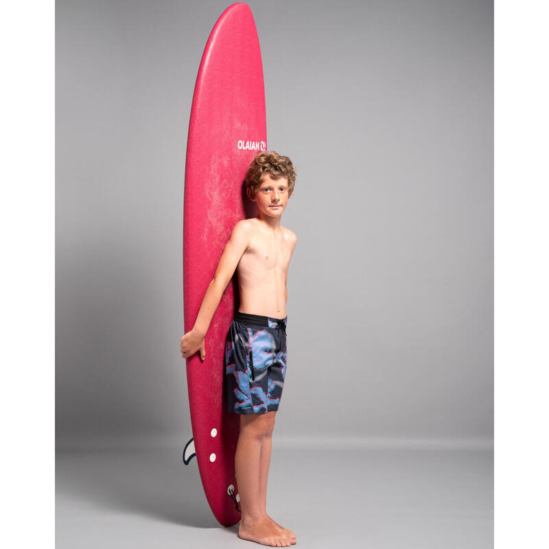 Calções de surf 550 Roxo 