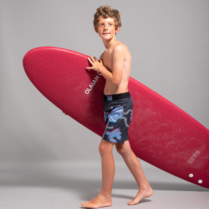Chlapecké surfařské kraťasy 550 fialové