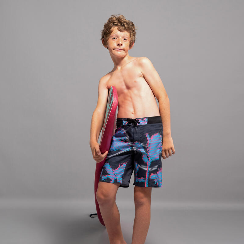 Boardshorts Jungen 550 violett