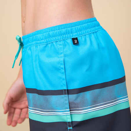 Swimming trunks sky blue navy blue