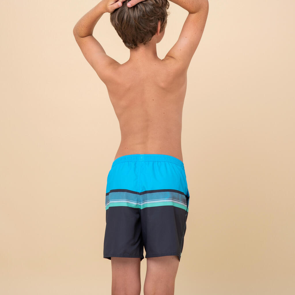 Boy's swim shorts - 100 surfcanvas green