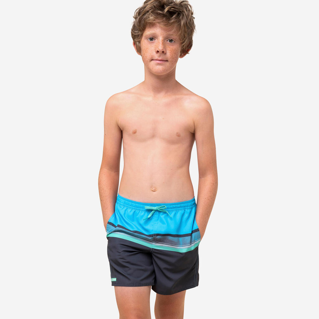 Boardshorts Jungen Surfcanvas grün