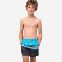 Plavo-teget šorts za kupanje za dečake 100