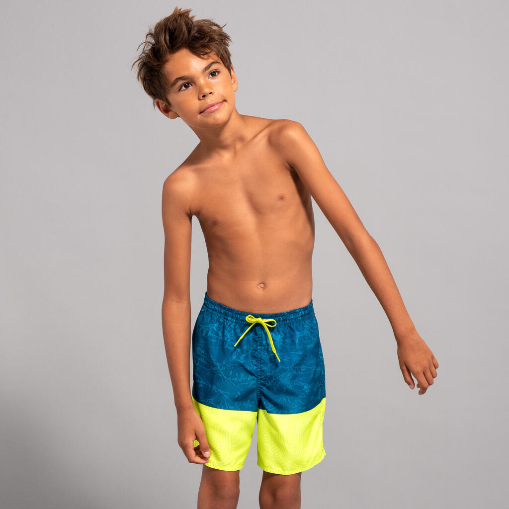 Boardshorts Jungen Surfcanvas grün