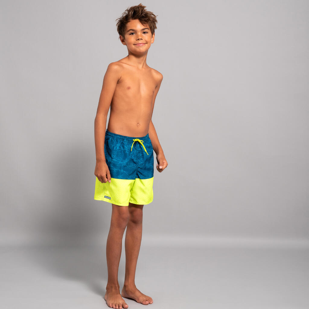 Boardshorts Jungen Surfcanvas grün