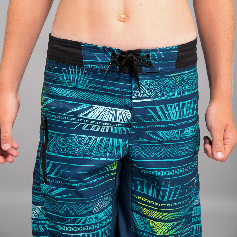 Boardshorts 550 Bambus Tween dunkelblau