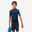 UV-Shirt kurzarm UV-Schutz Top 500 Jungen marineblau/petrol