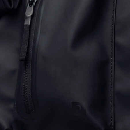 Miestietiško stiliaus krepšys per petį-kuprinė „Backenger“, 20 l, juoda