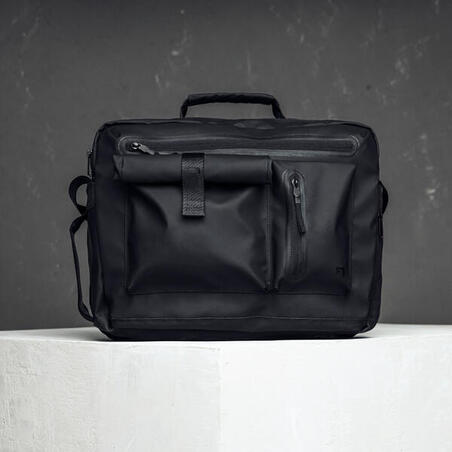 BESACE SAC A DOS MARCHE URBAINE - BACKENGER 22L  NOIR