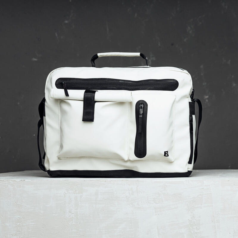 20L BACKENGER ACTIV MBLTY URBAN WALKING MESSENGER BAG BACKPACK - WHITE