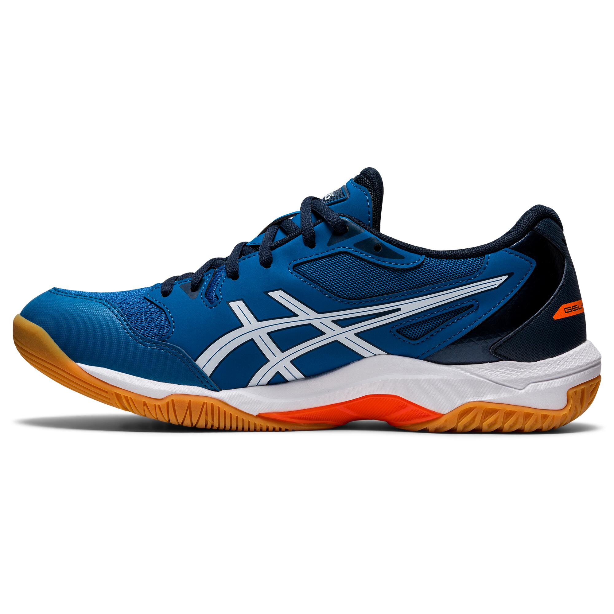 Sportschoenen badminton squash zaalsporten heren Gel-Rocket 10 blauw wit |  ASICS | Decathlon.nl