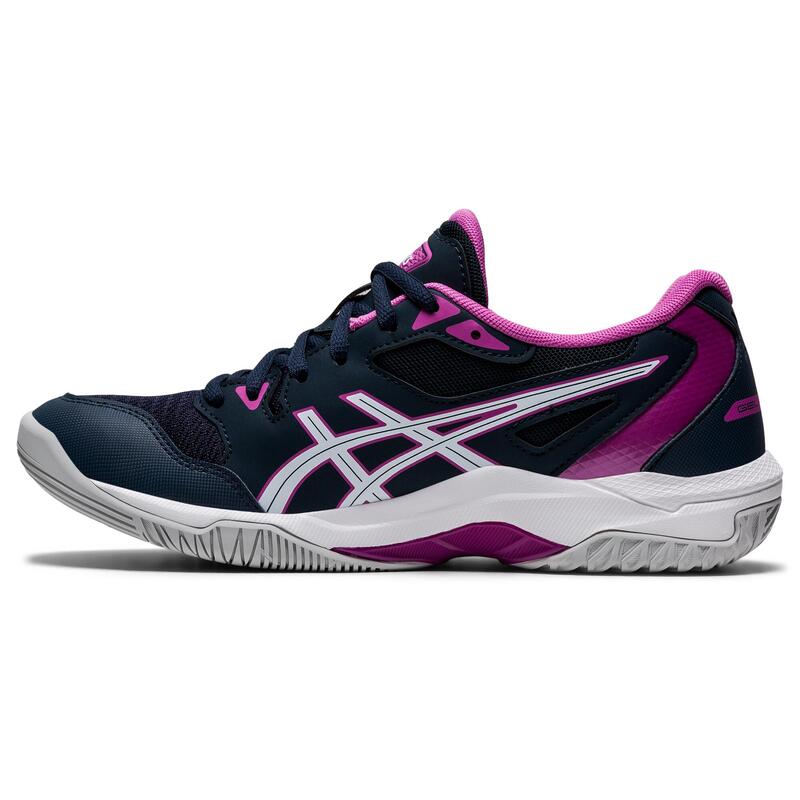 Chaussure de BADMINTON, SQUASH et SPORTS INDOORS FEMME Gel Rocket 10 Bleu