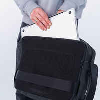 20L BACKENGER ACTIV MBLTY URBAN WALKING MESSENGER BAG BACKPACK - BLACK
