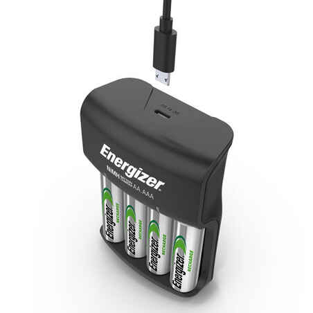 Elementų įkroviklis „Energizer NiMH“, USB 4 AA/AAA ir HR06