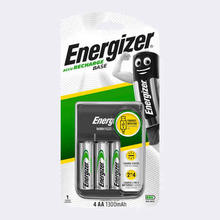 Elementų įkroviklis „Energizer NiMH“, USB 4 AA/AAA ir HR06