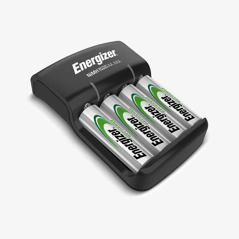 Ladegerät für Batterien Energizer NiMH USB 4 AA/AAA + 4 Akkus AA/HR06 Media 1