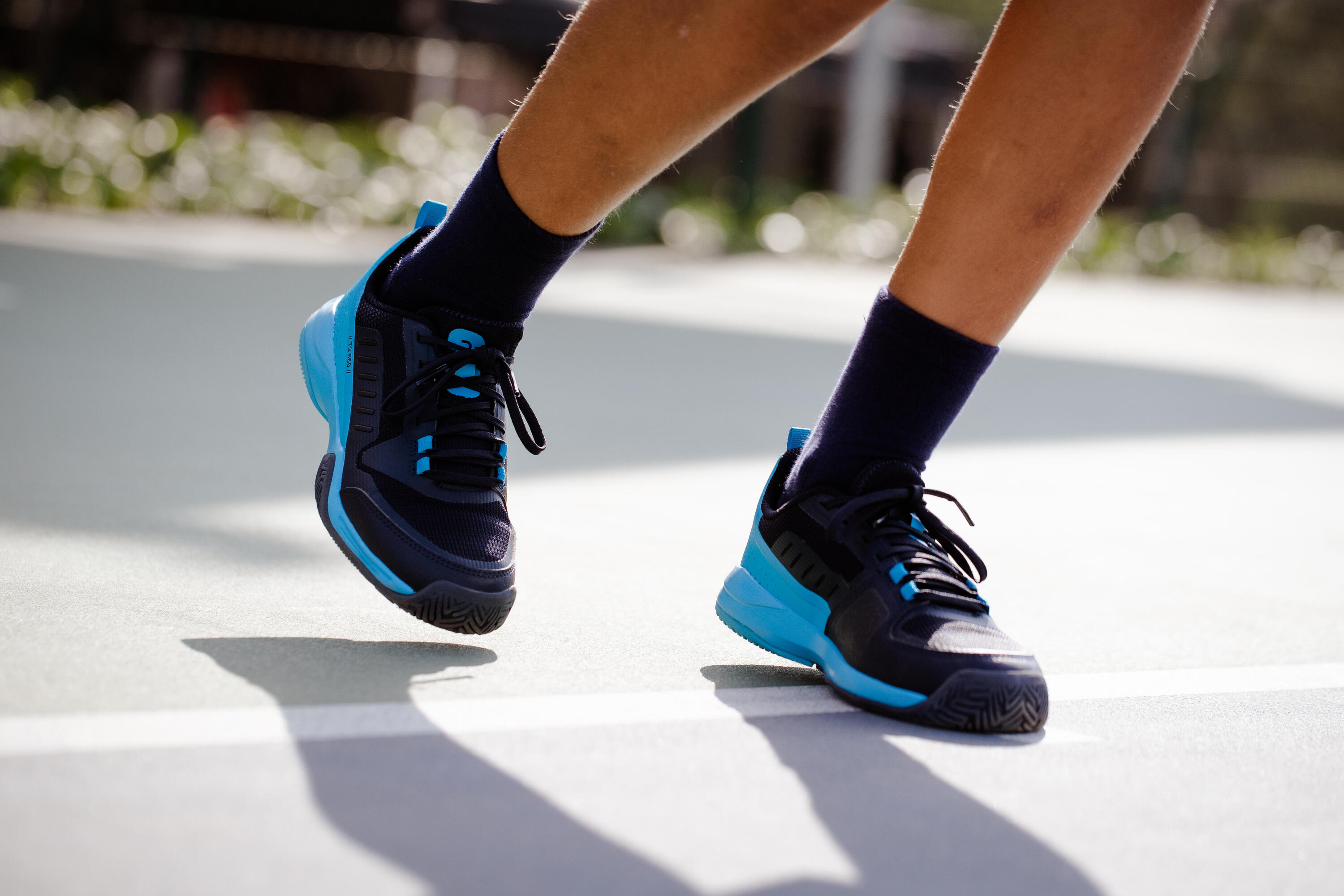 Second Life - Kids' Tennis Shoes with Laces TS500 Fast - Nightsky ...