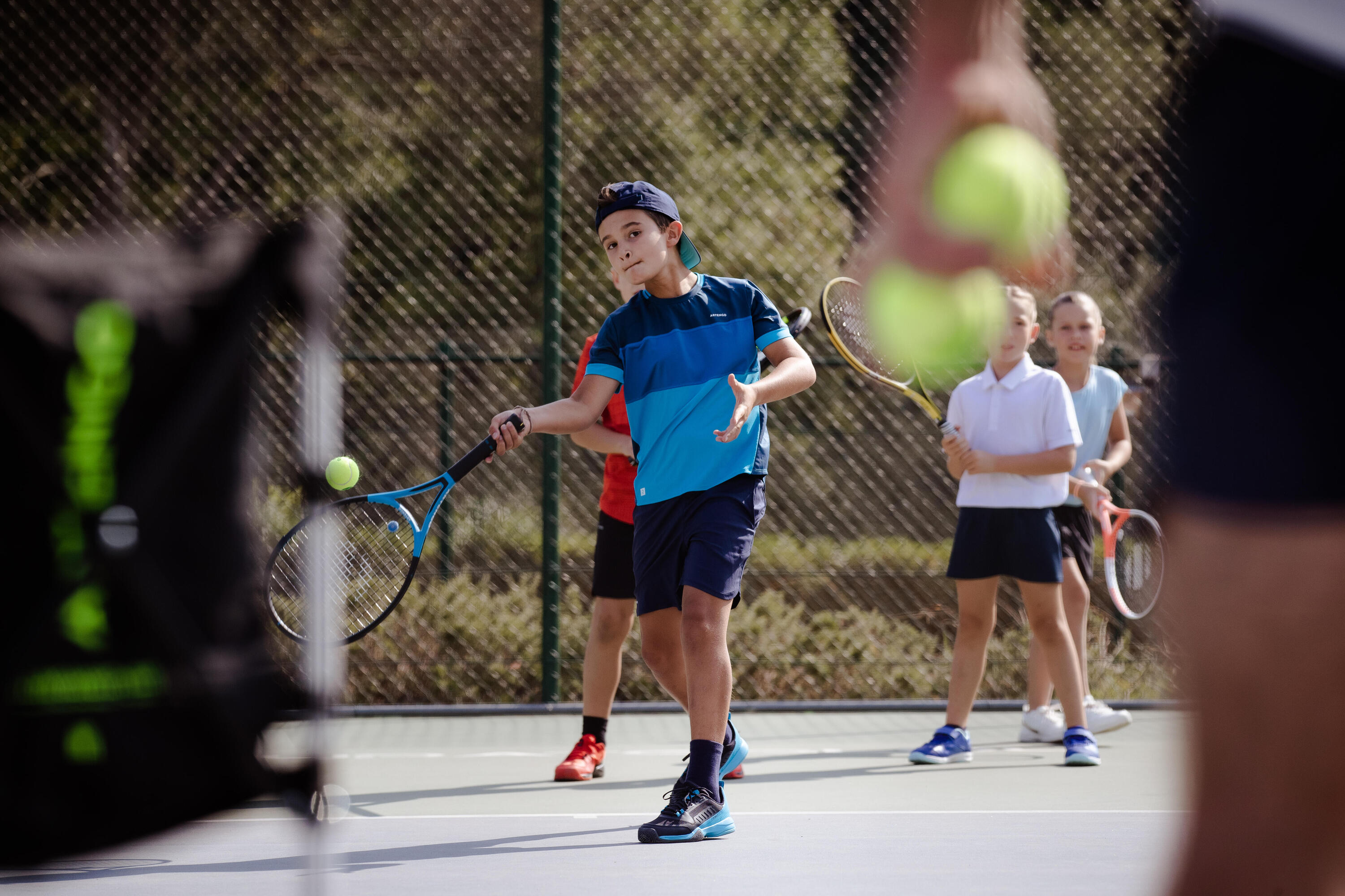 Second Life - Kids' Tennis Shoes with Laces TS500 Fast - Nightsky ...