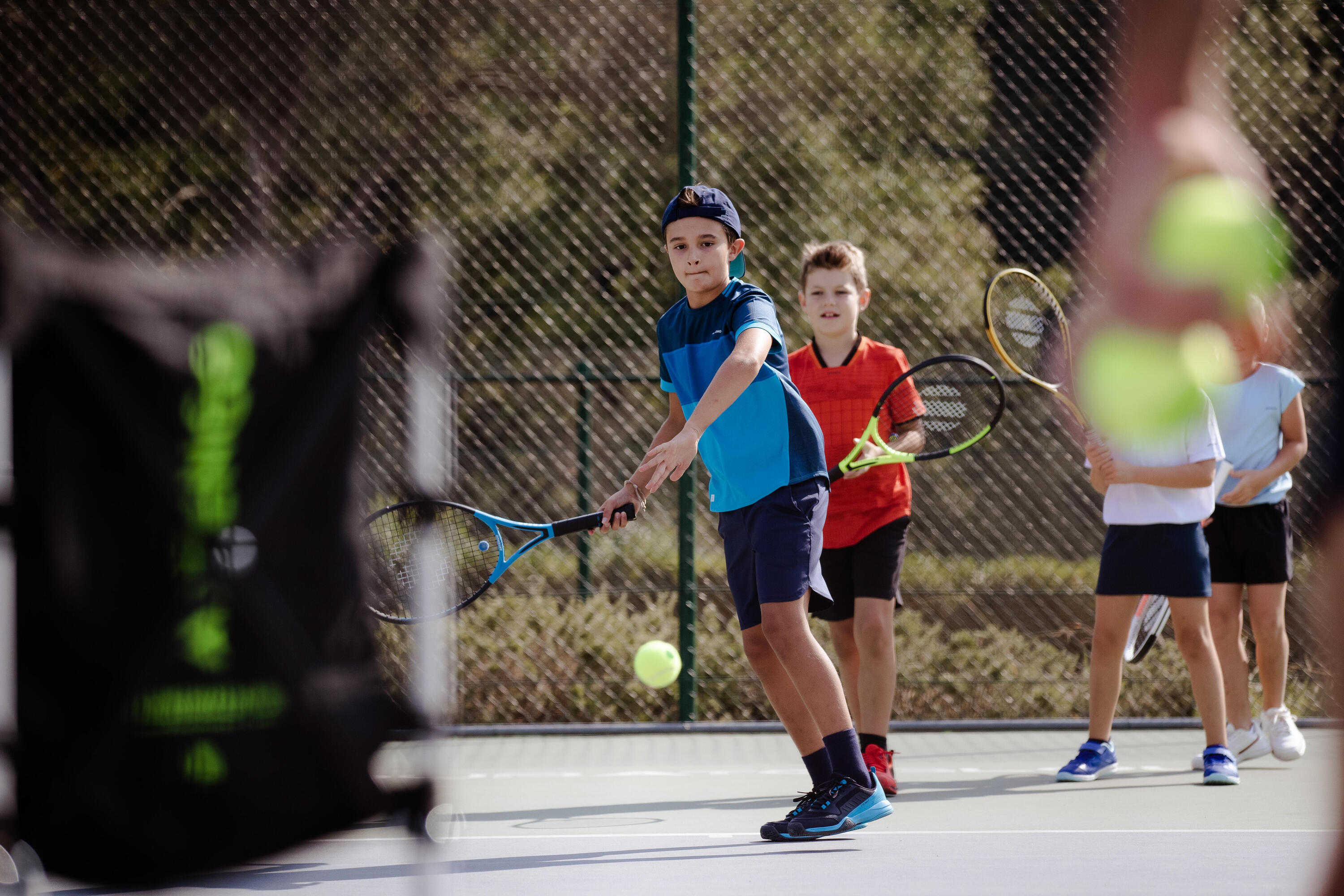 Second Life - Kids' Tennis Shoes with Laces TS500 Fast - Nightsky ...