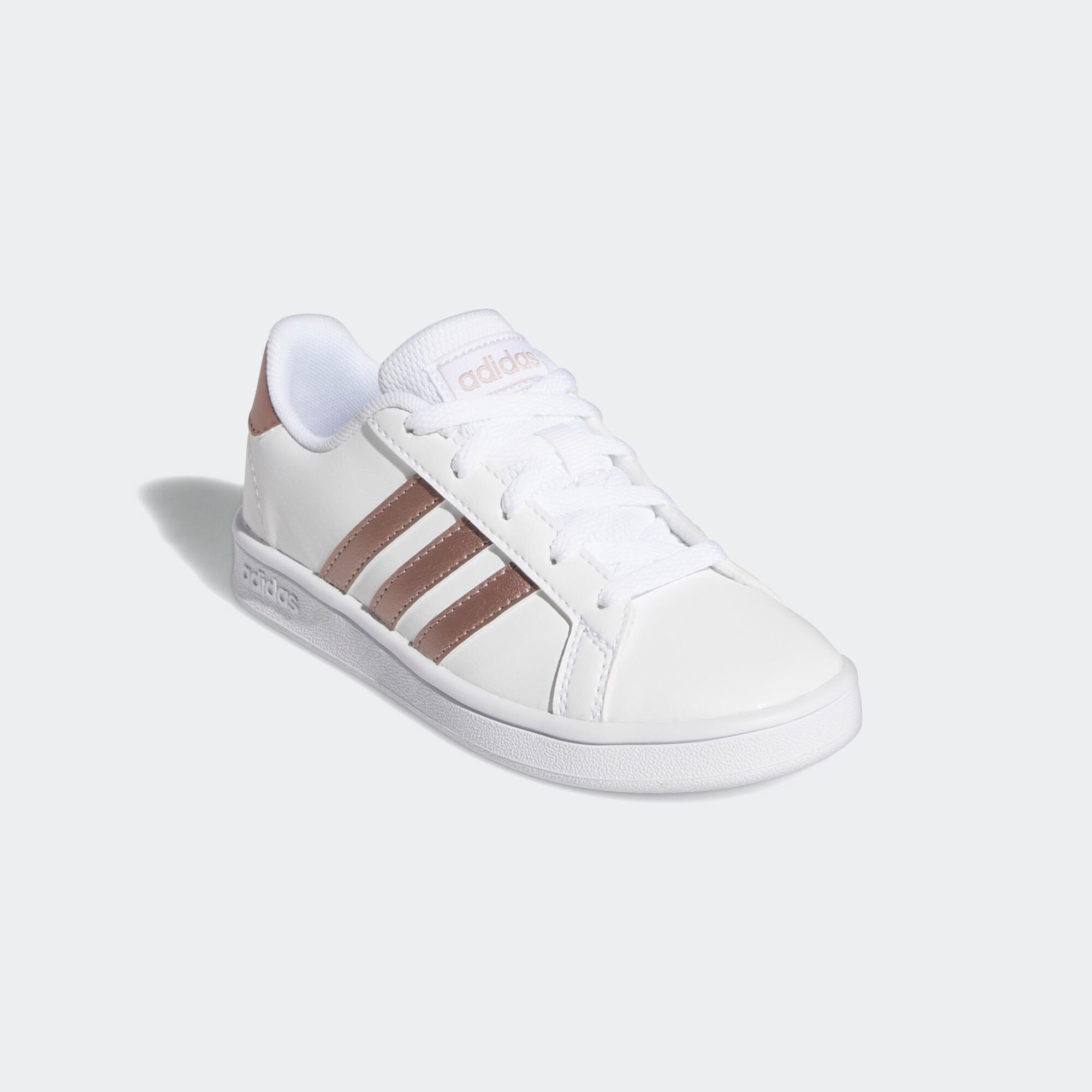 Scarpe ginnastica bambino Adidas GRAND COURT bianco-bronzo ADIDAS |  DECATHLON