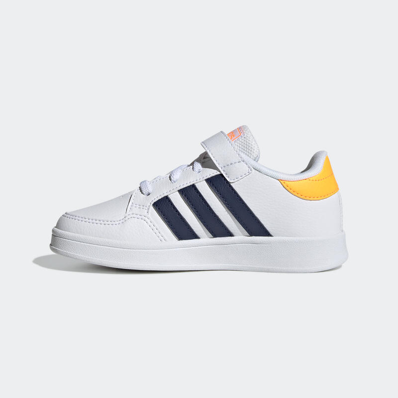 Adidas Sportschuhe Breaknet Kinder Klettverschluss - weiss 