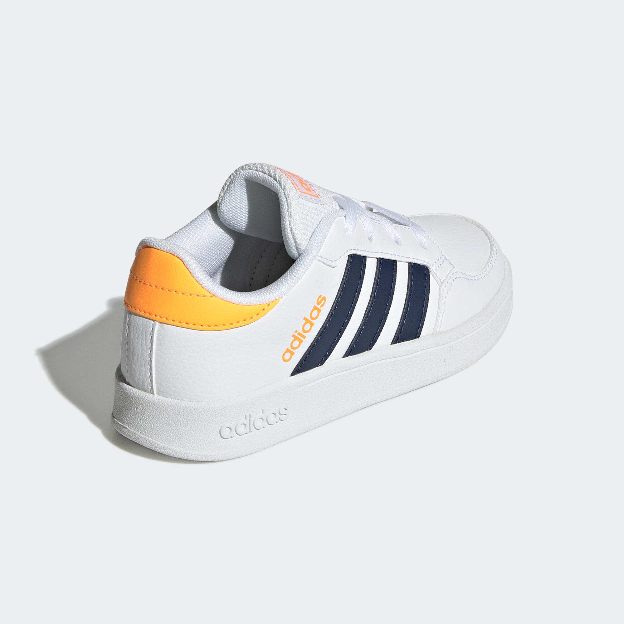 Scarpe ginnastica bambino Adidas BREAKNET bianche ADIDAS | DECATHLON