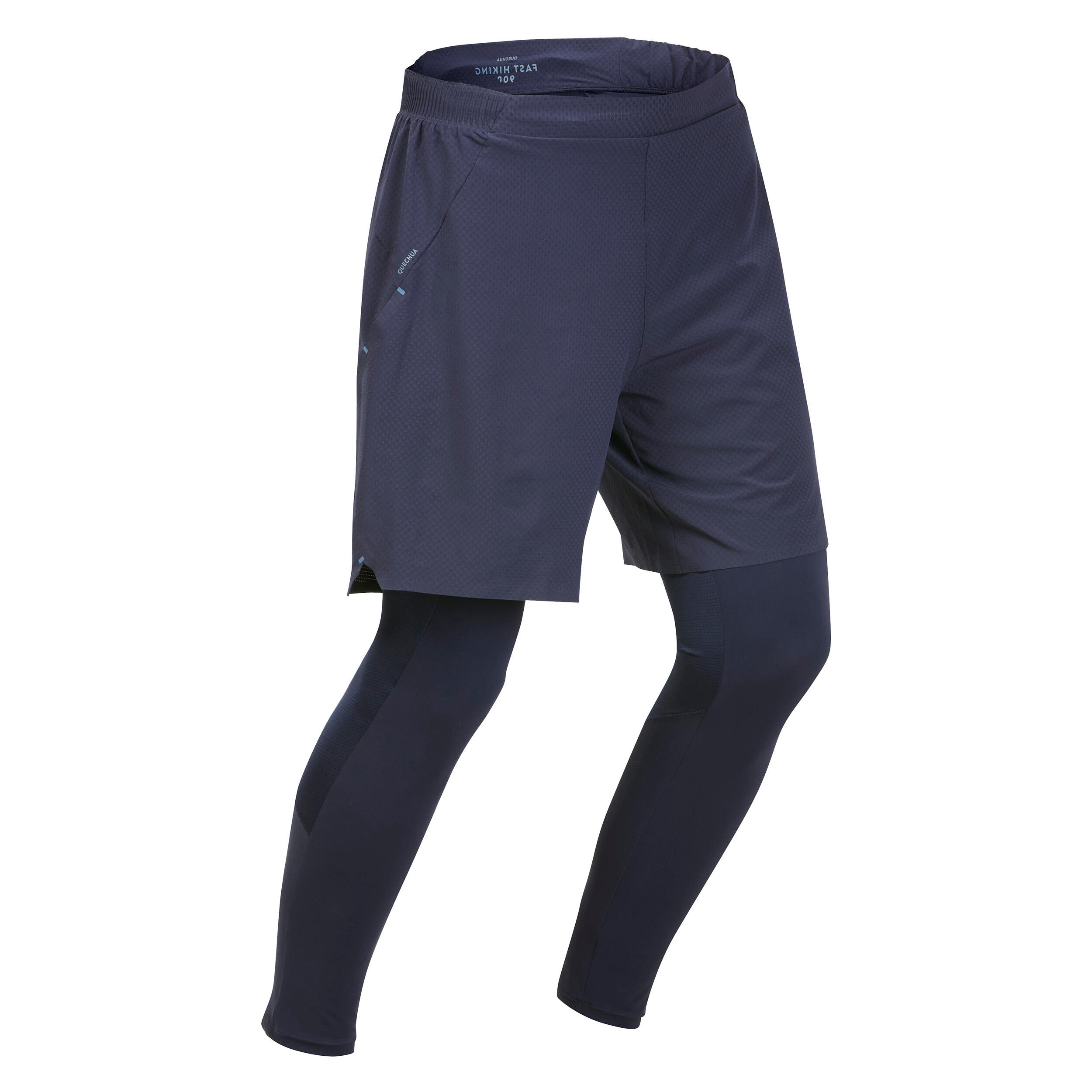 Legging short ultra l ger randonn e rapide FH900 bleu Homme