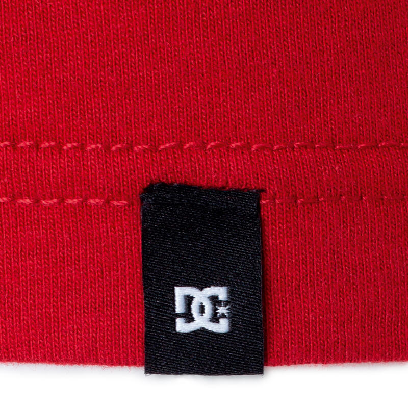 Camiseta de skate manga corta algodón Hombre y Mujer DC Shoes rojo
