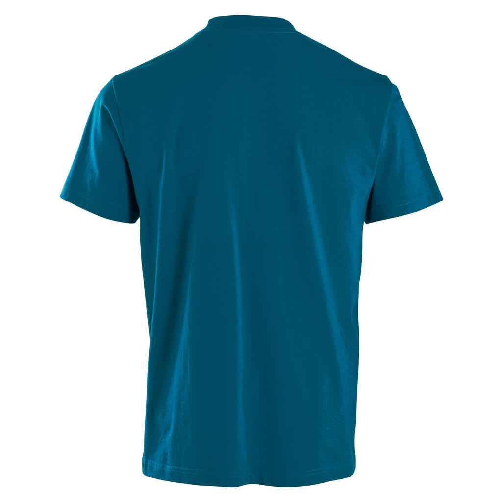 Adult Skateboarding T-Shirt - Moroccan Turquoise